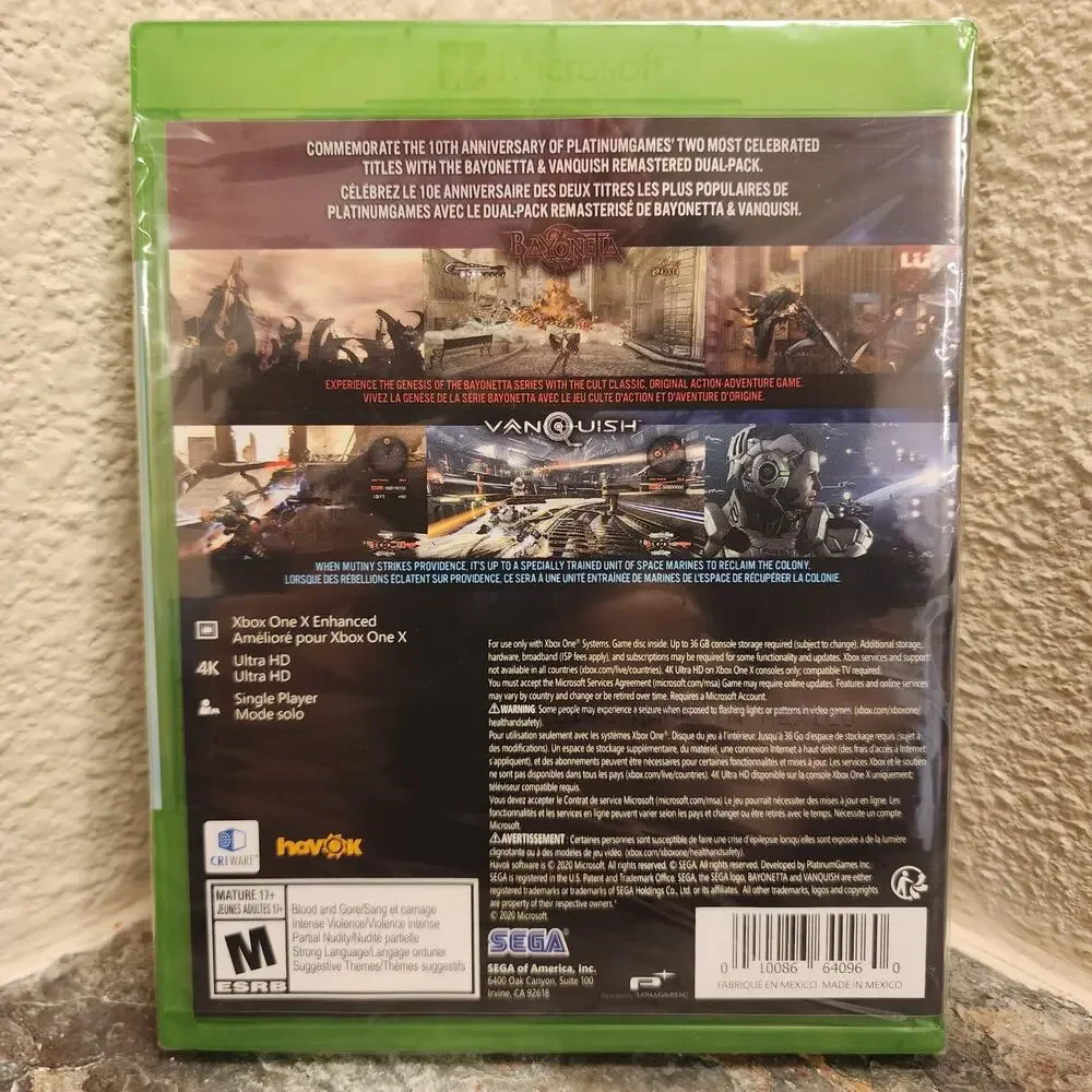 Game - Bayonetta & Vanquish 10th Anniversary Bundle (NEW) - Xbox One